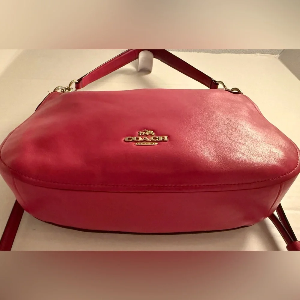 🌸 Vintage Y2K Coach Pink Leather Crossbody / Shoulder Bag 🌸 - Picture 8 of 12